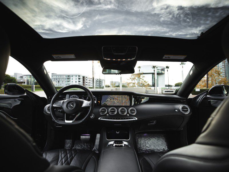 Luxury large car dashboard